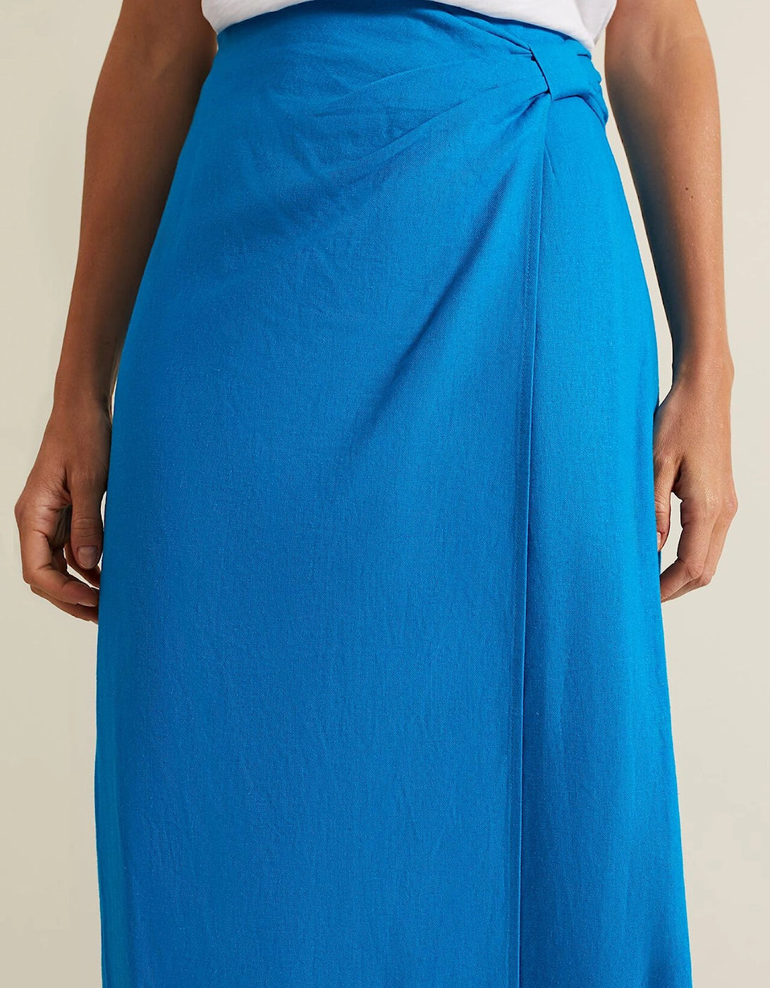 Hayden Linen Wrap Skirt