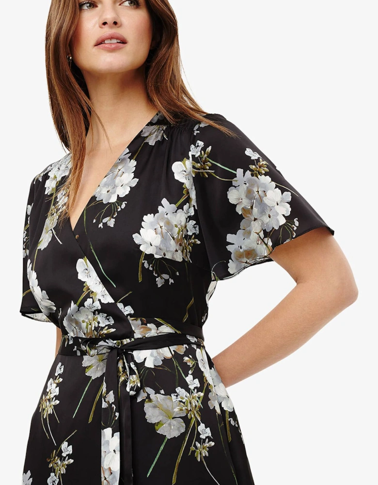 Tasha Floral Wrap Dress