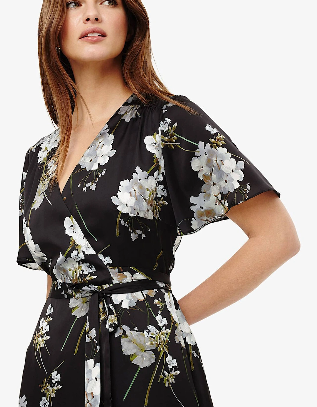 Tasha Floral Wrap Dress