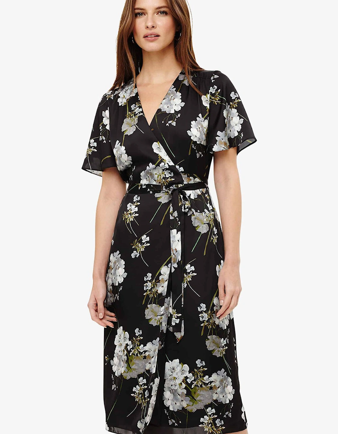 Tasha Floral Wrap Dress, 7 of 6