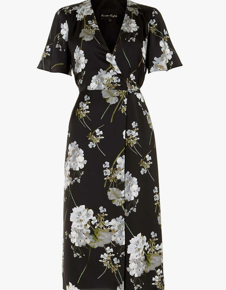Tasha Floral Wrap Dress