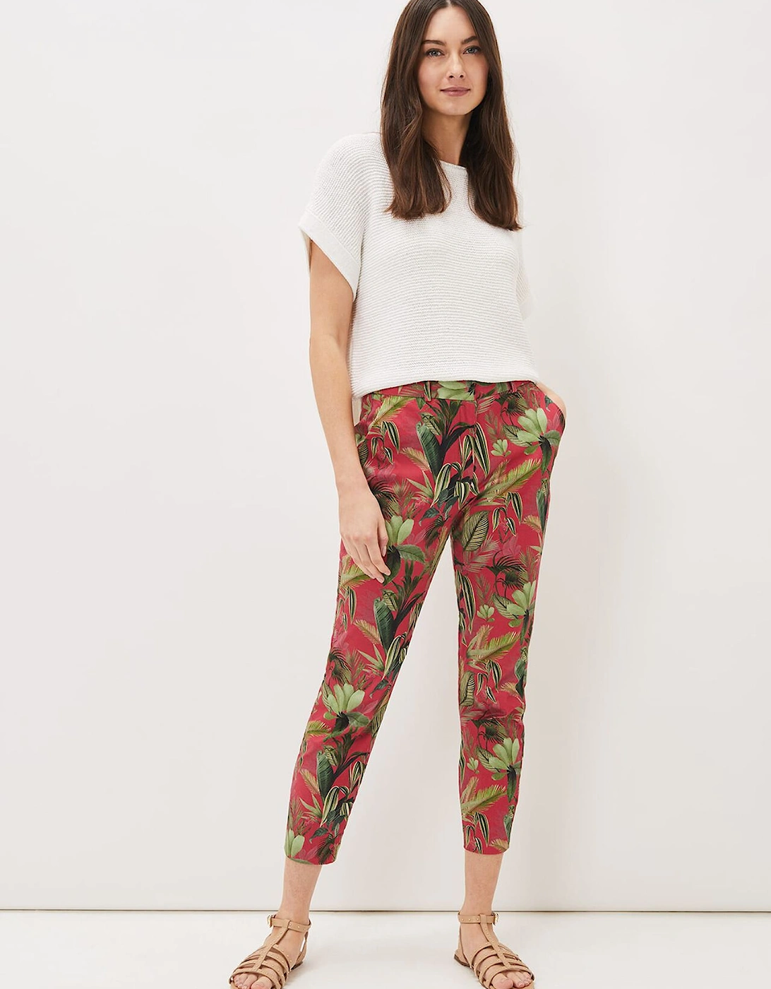 Desta Tropical Print Trouser