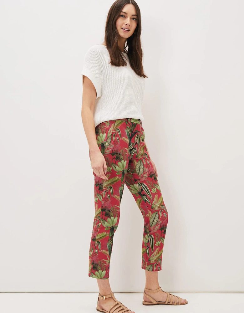 Desta Tropical Print Trouser