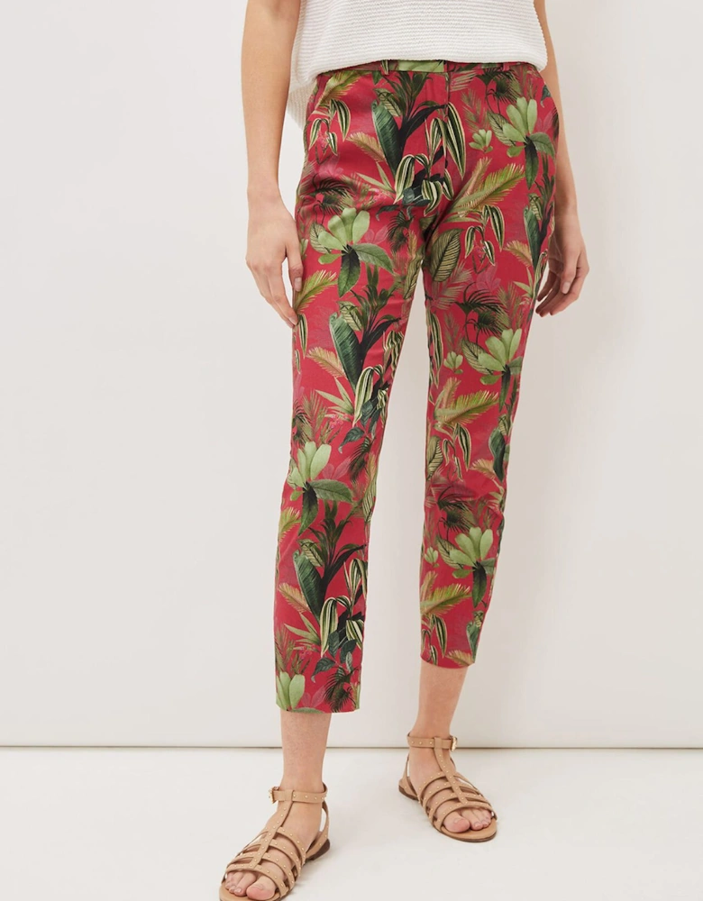 Desta Tropical Print Trouser