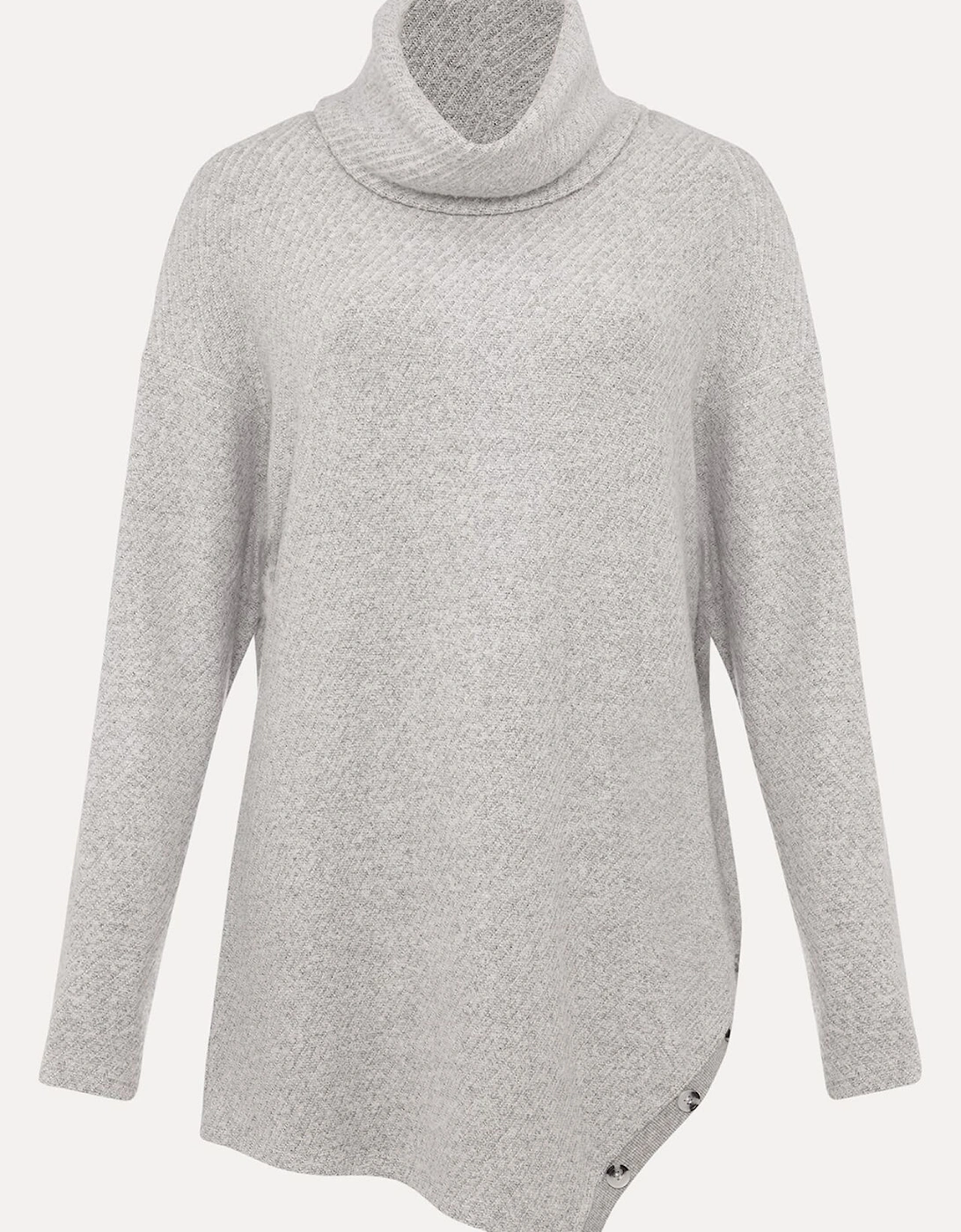 Nico Asymmetric Textured Jersey Top