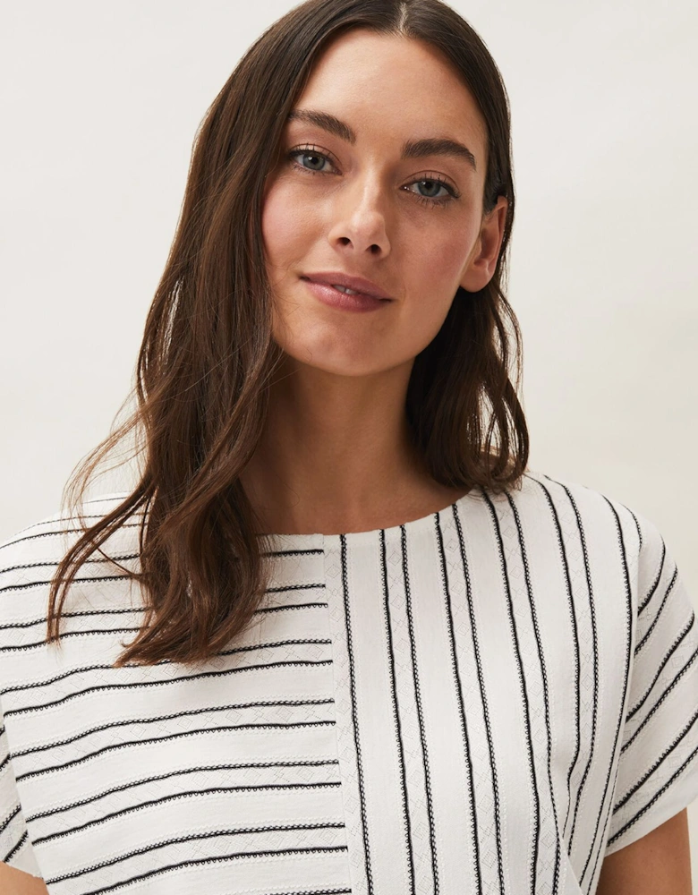 Bess Textured Stripe Top