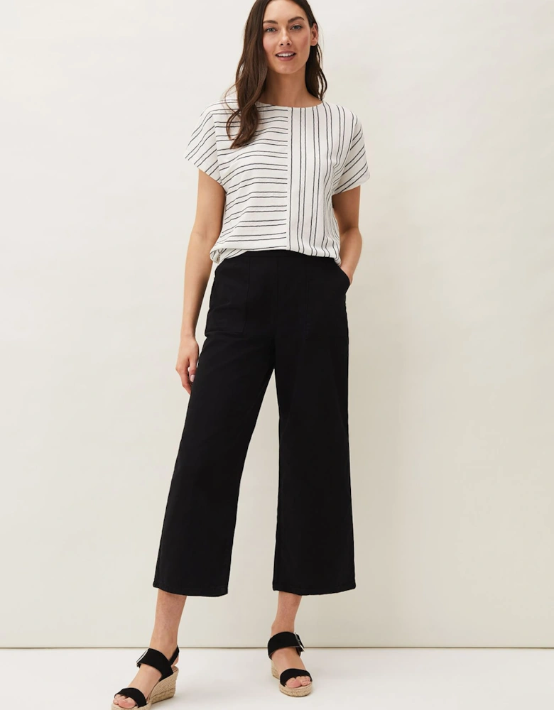 Bess Textured Stripe Top