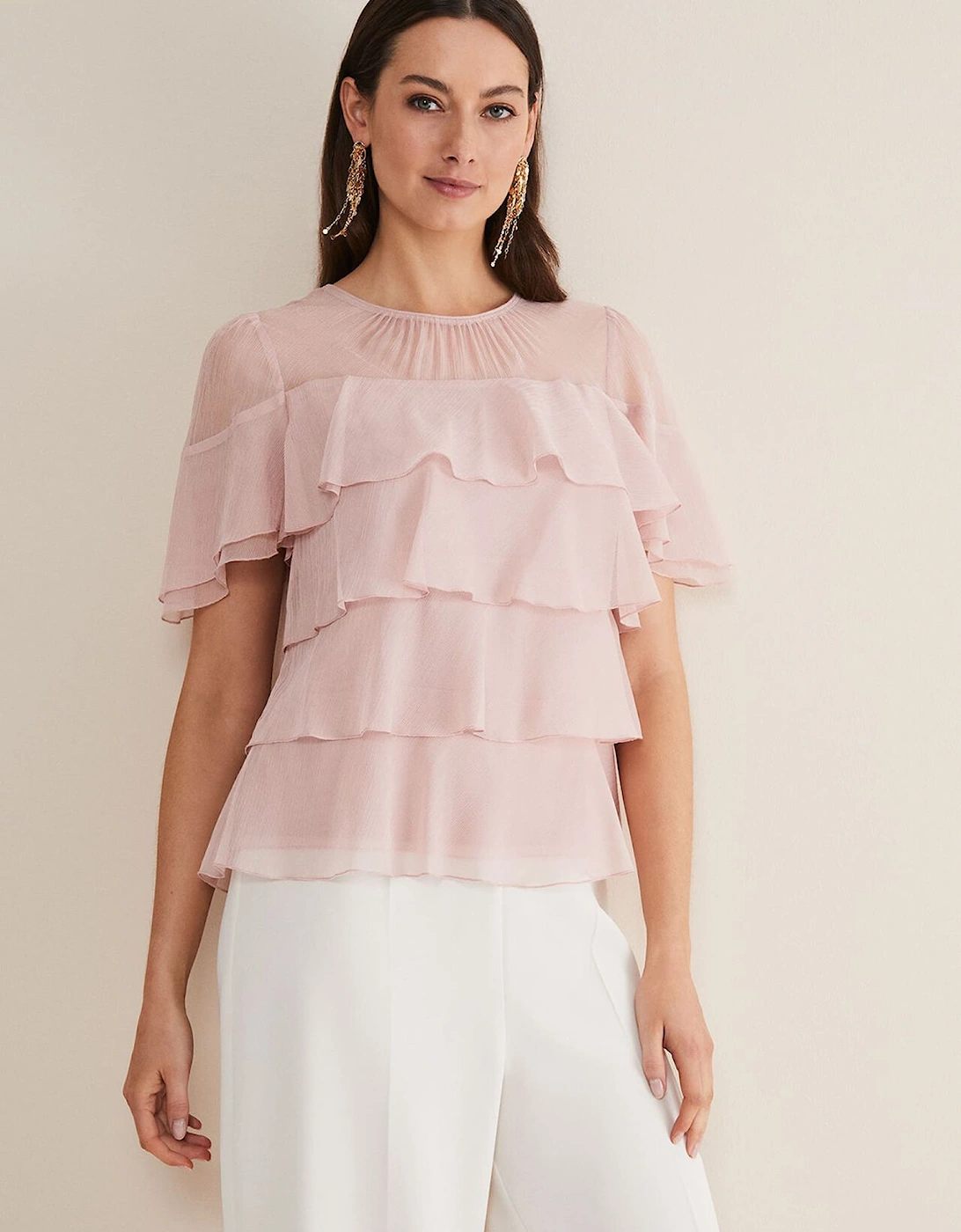 Stacey Ruffle Blouse, 7 of 6