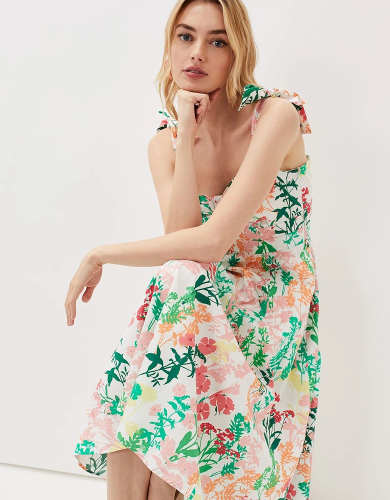 Joyce Printed Fit & Flare Dress