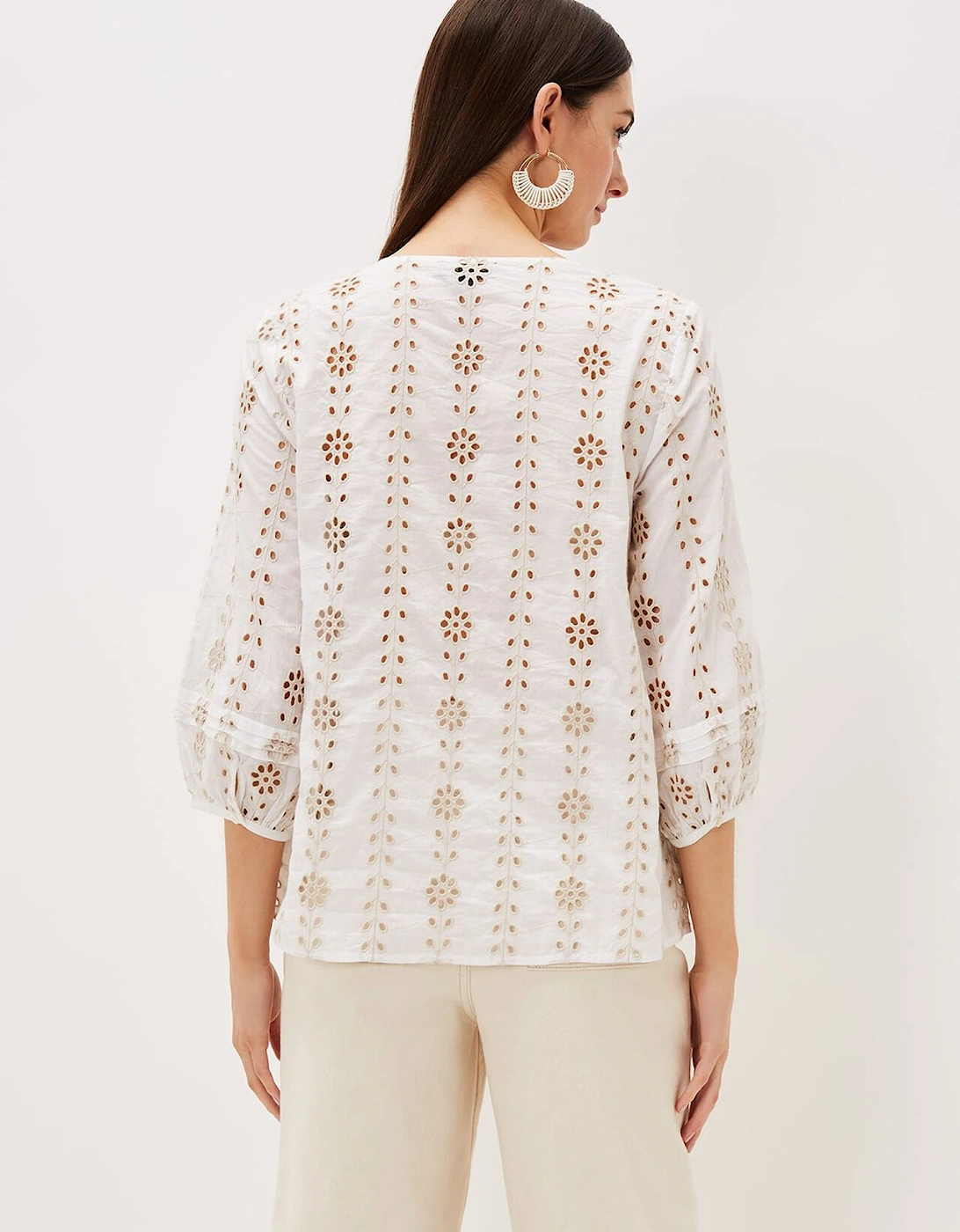 Caela Broderie Blouse