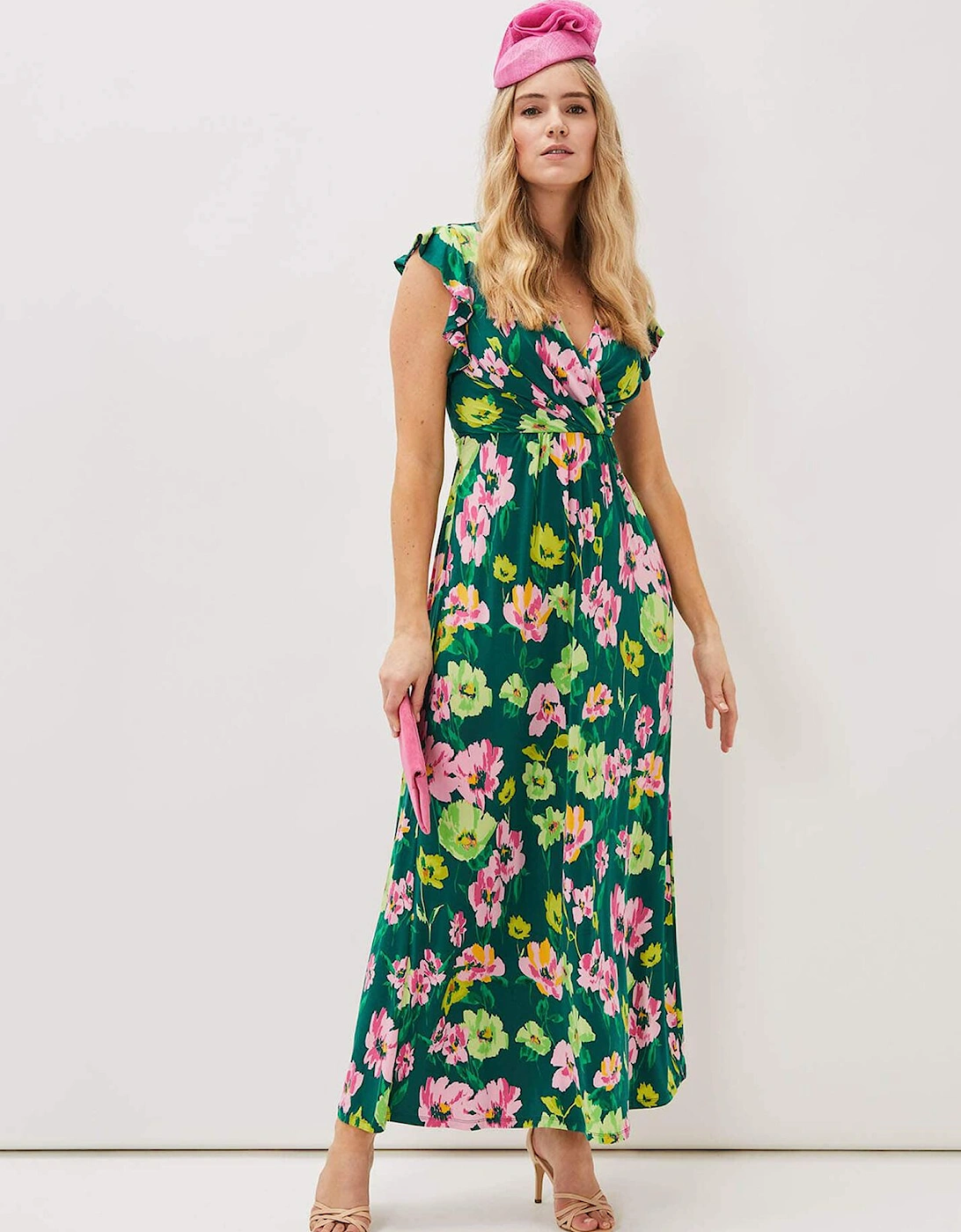 Effie Floral Jersey Maxi Dress, 7 of 6