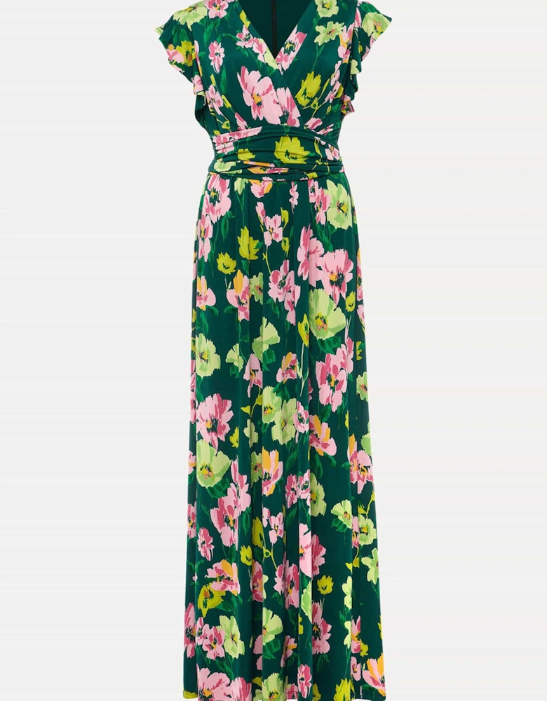 Effie Floral Jersey Maxi Dress