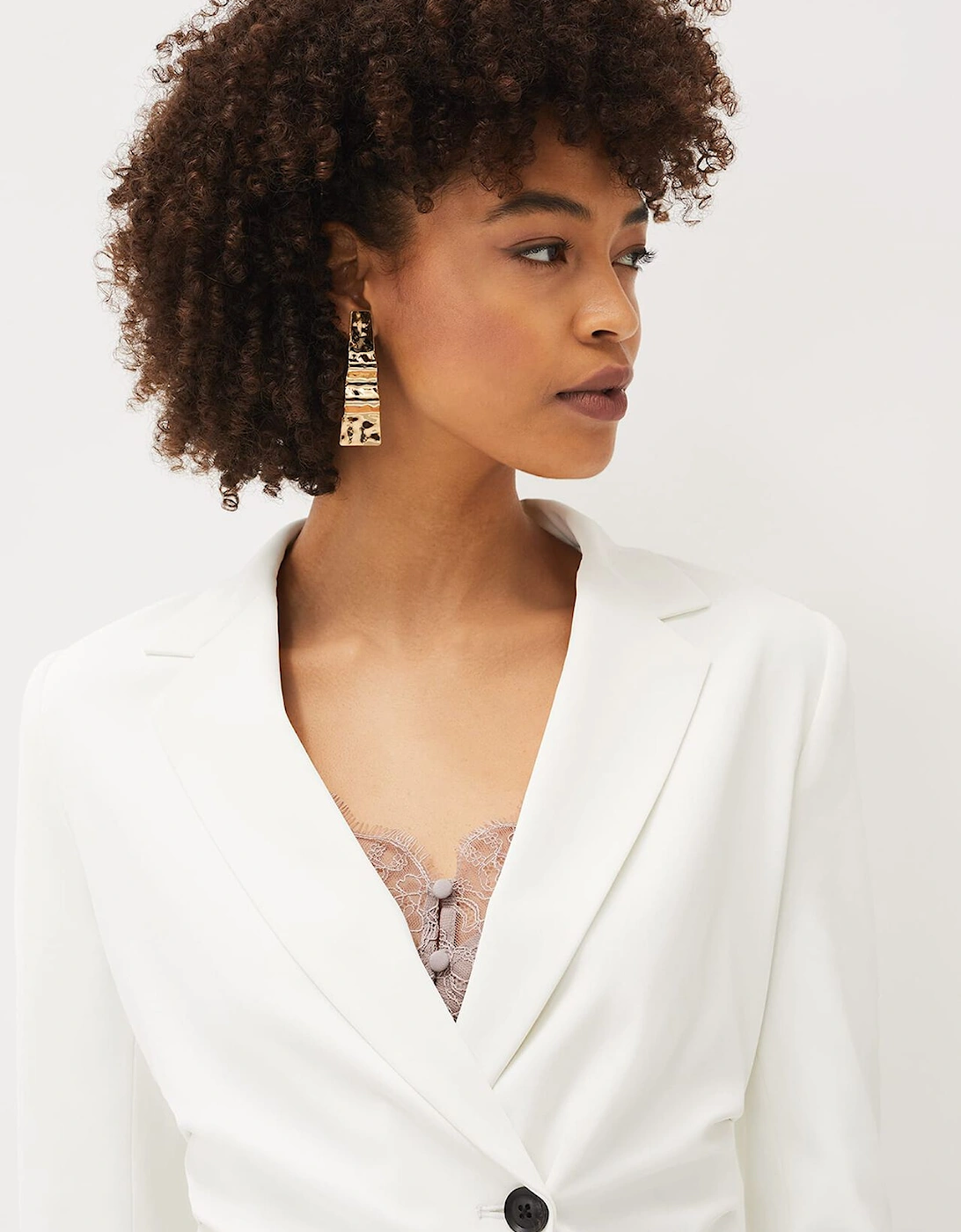 Solange White Blazer