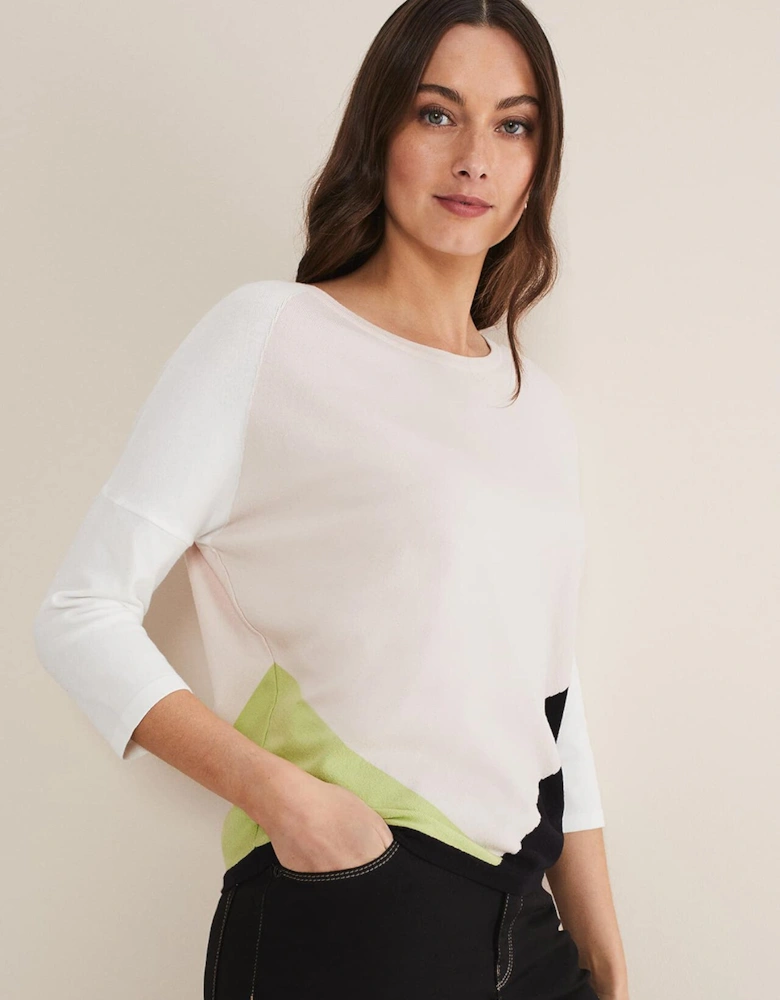 Noella Colour Block Jumper