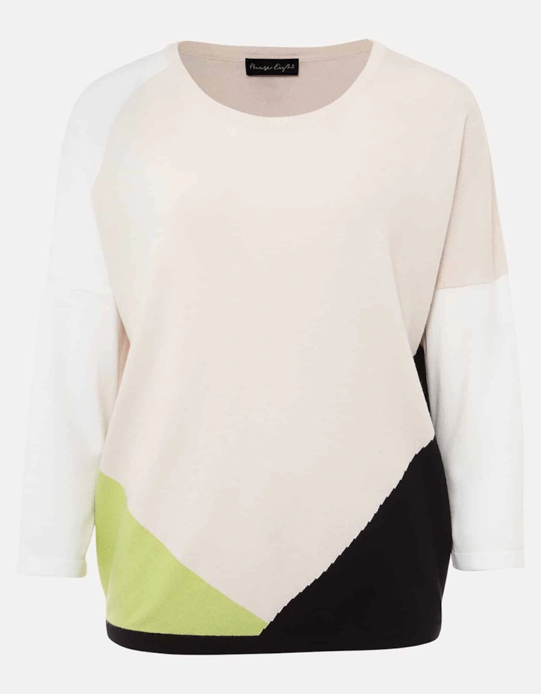 Noella Colour Block Jumper