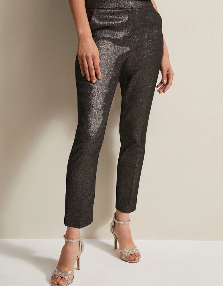 Ulrica Shimmer Straight Leg Trousers