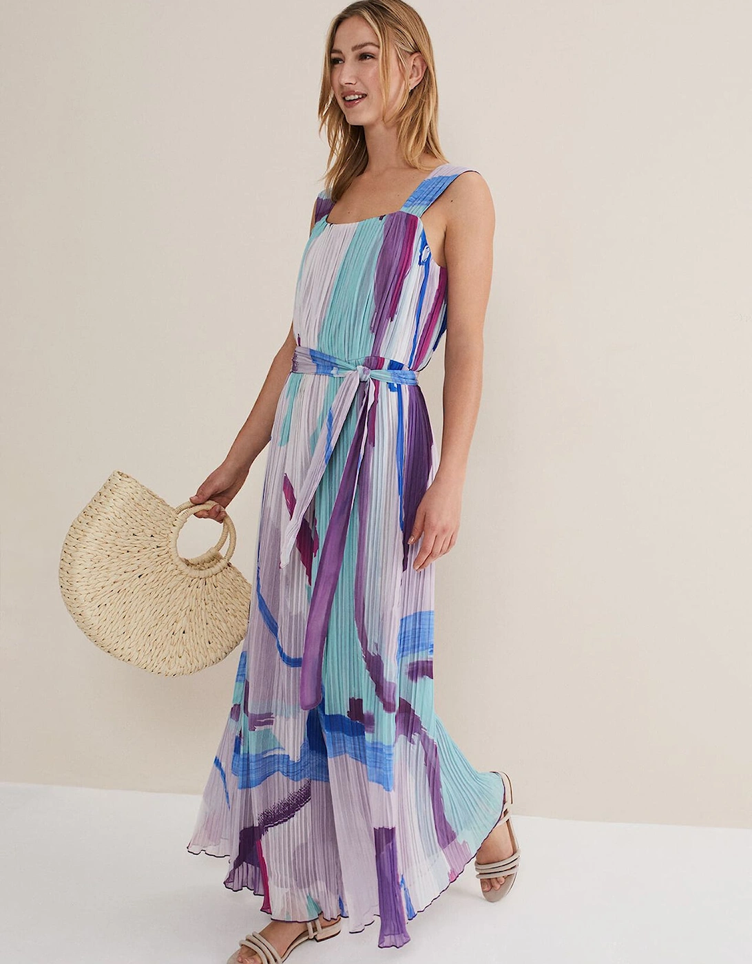 Rhona Abstract Wide Leg Jumpsuit