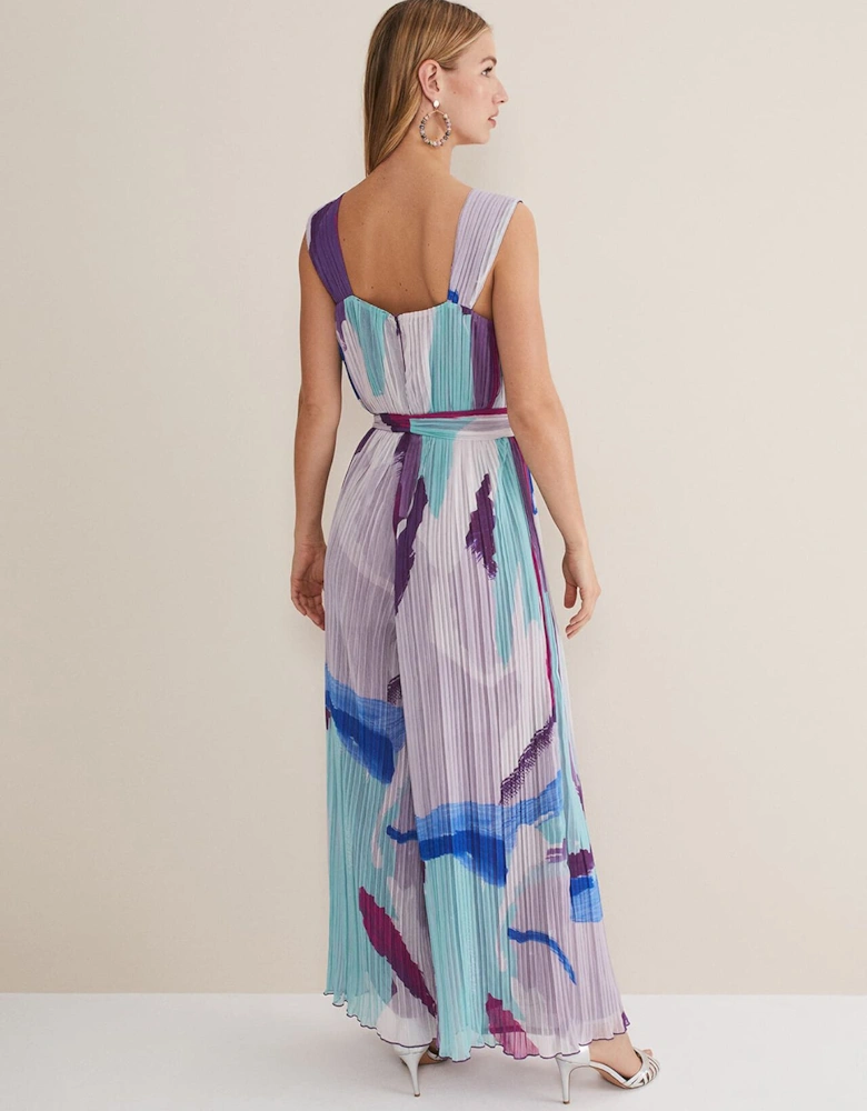 Rhona Abstract Wide Leg Jumpsuit