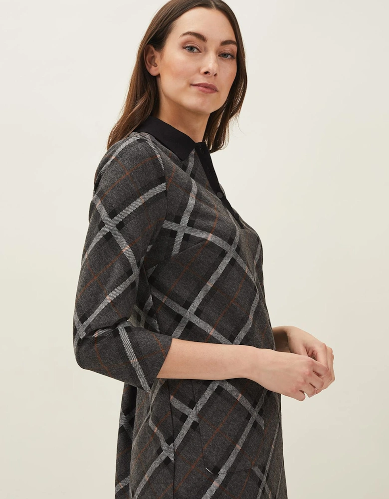 Rayia Check Tunic Dress