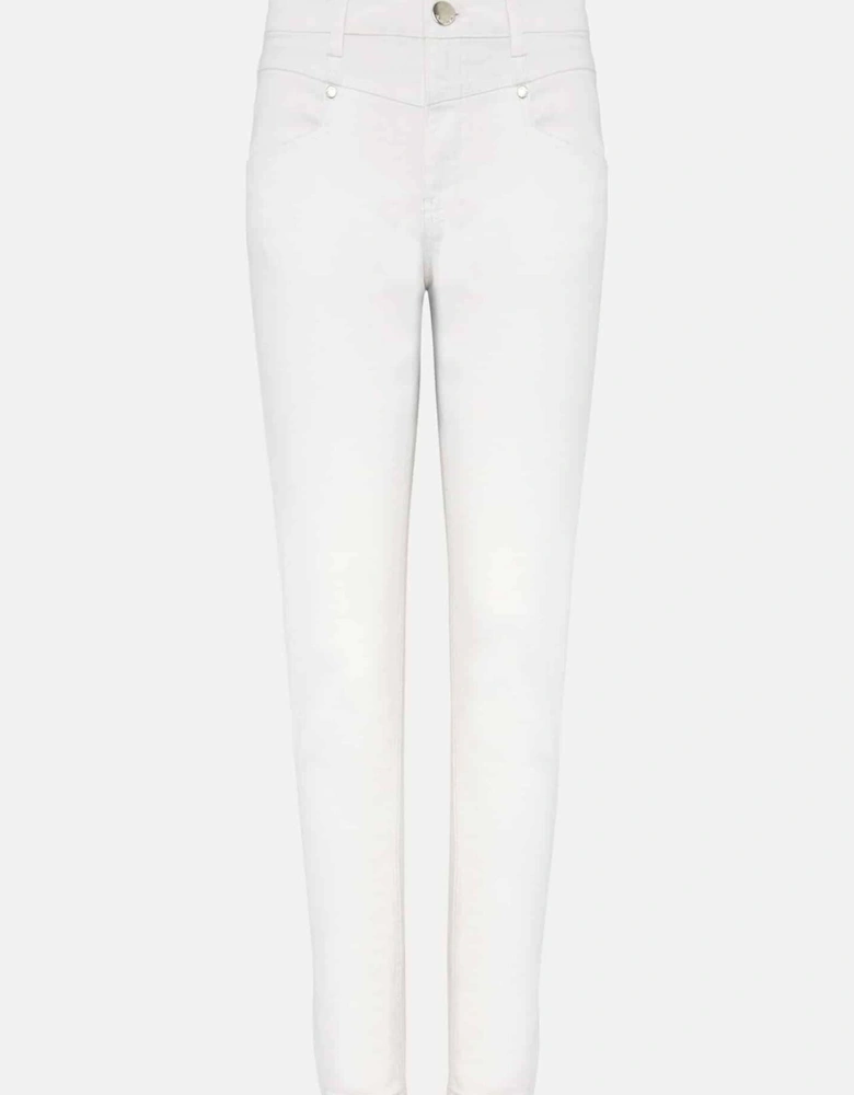 Hailee Topstitch Skinny Jeans