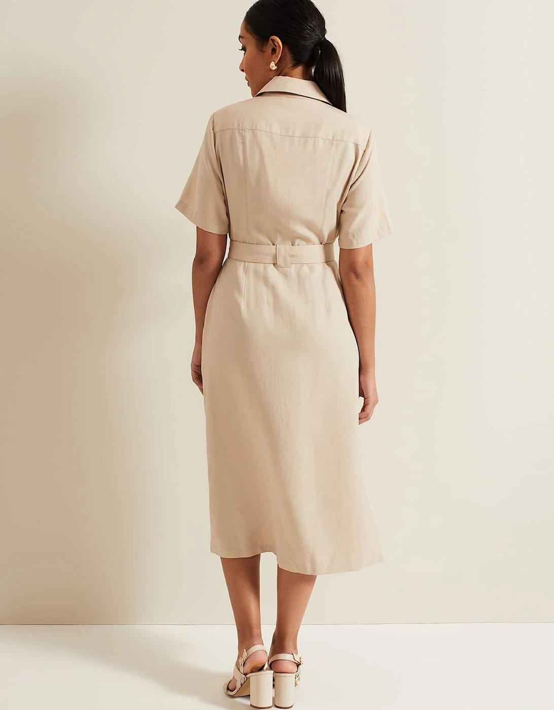 Petite Willow Utility Midi Dress