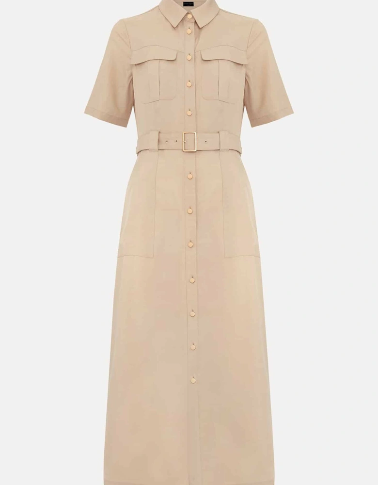 Petite Willow Utility Midi Dress