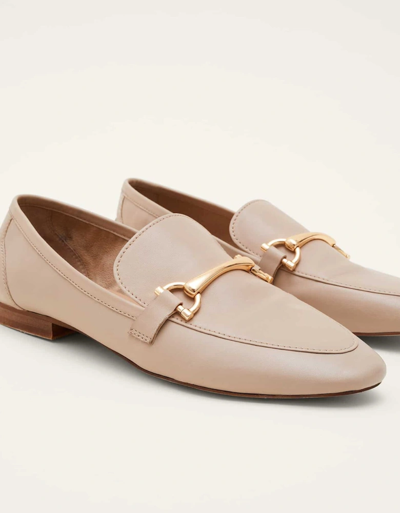 T-Bar Leather Loafers