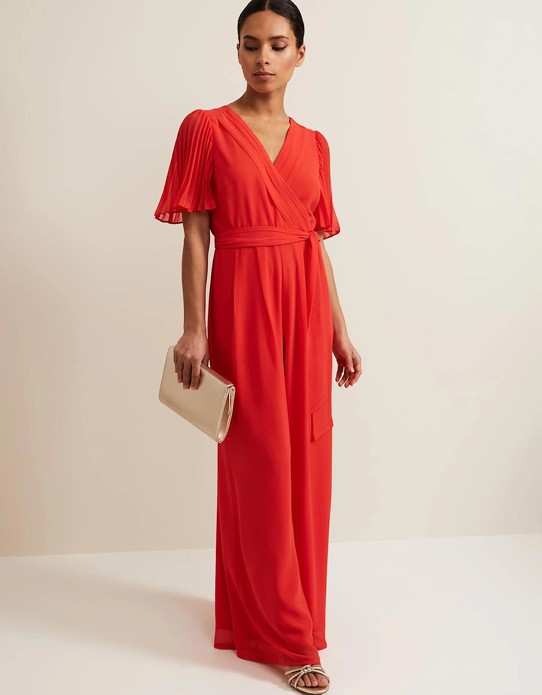 Petite Kendall Pleat Jumpsuit, 7 of 6