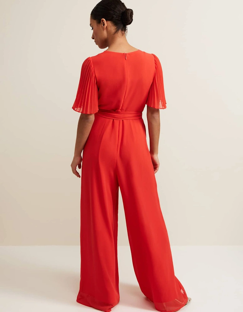 Petite Kendall Pleat Jumpsuit