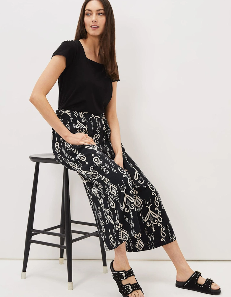 Malaya Ikat Printed Culotte