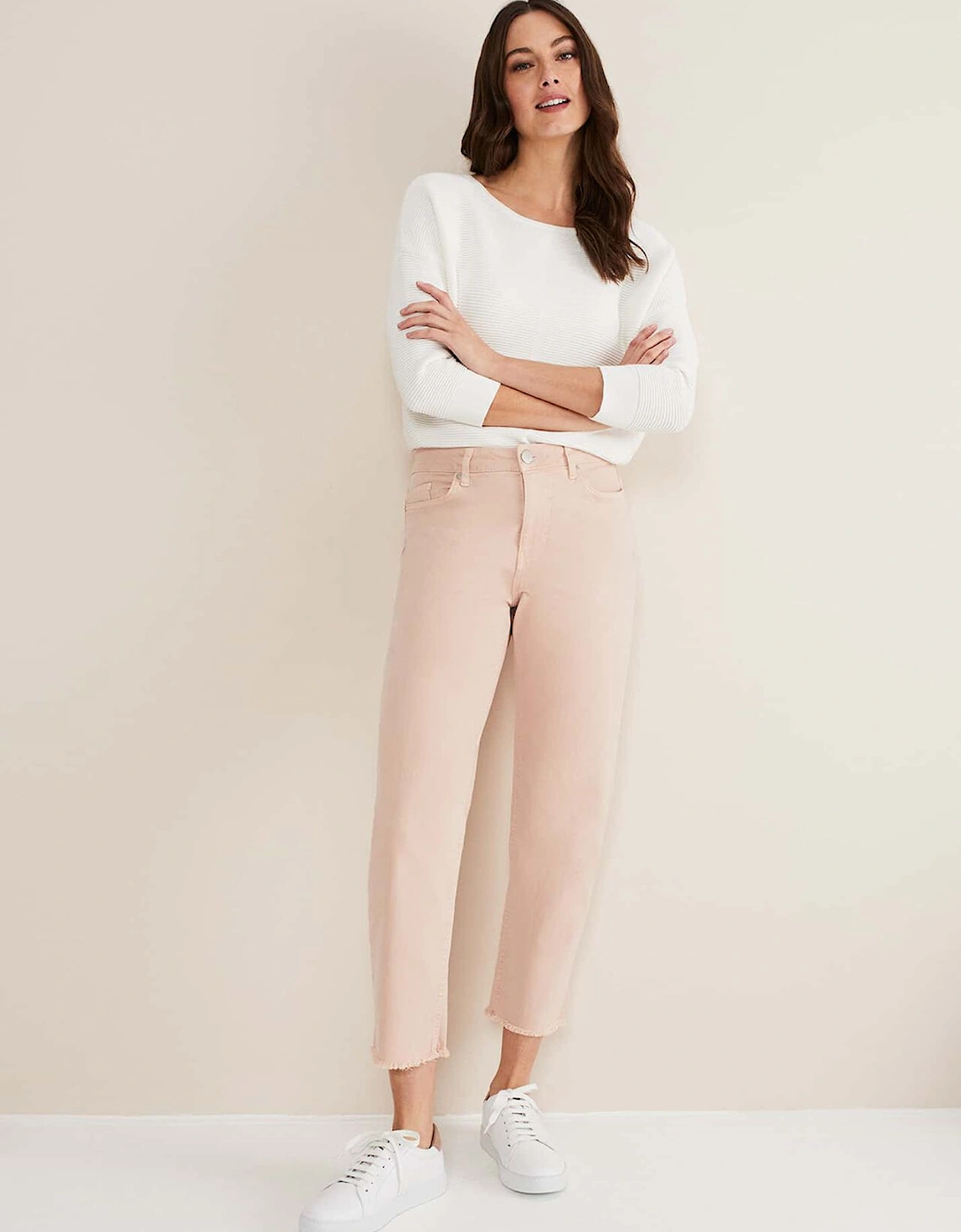 Petra Raw Hem Straight Leg Jean, 9 of 8