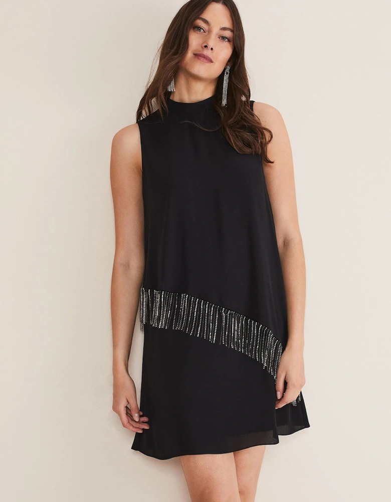 Clarice Diamonte Shift Dress