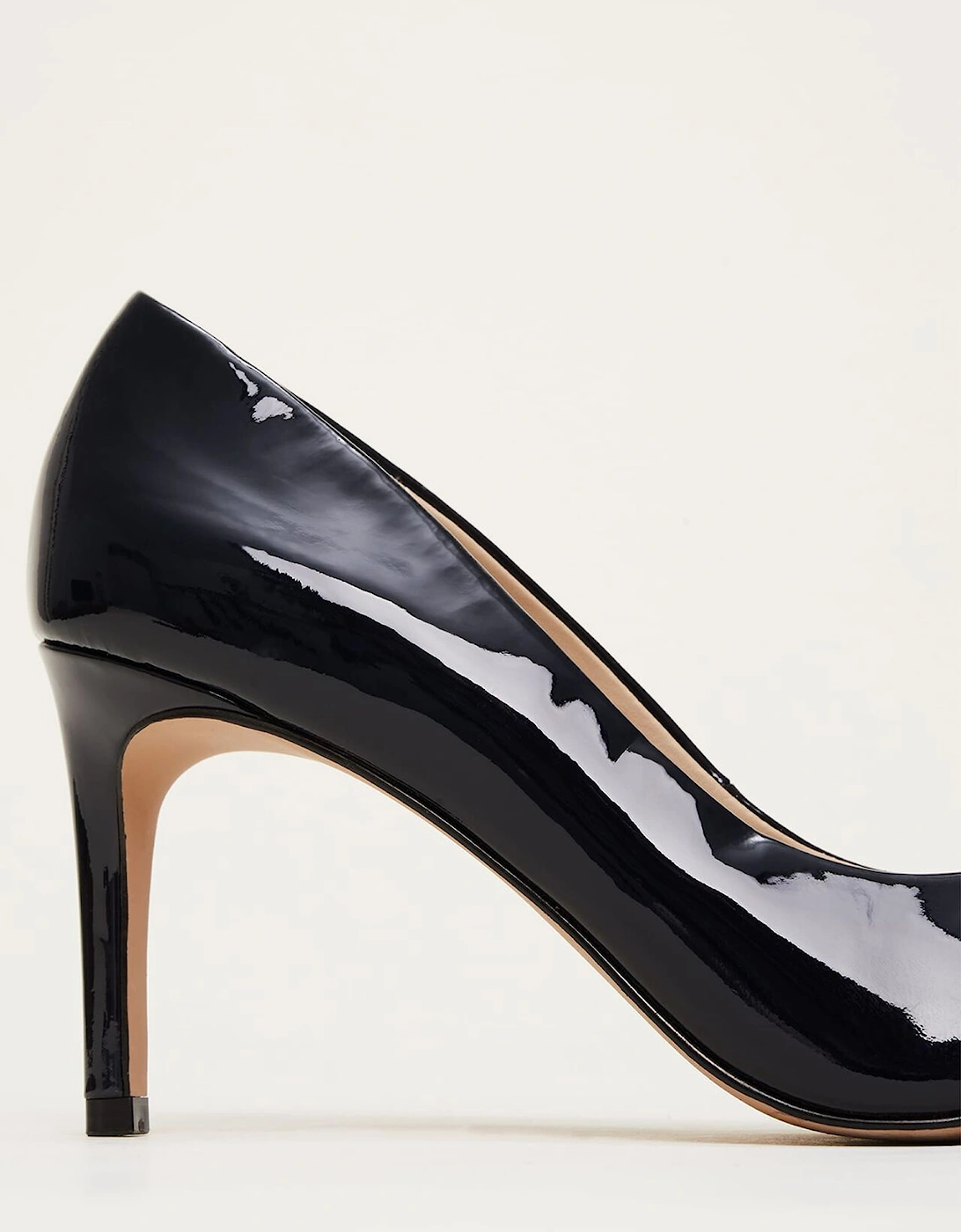 Patent Bow Court Shoe