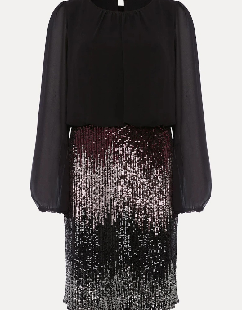 Angel Chiffon Sequin Dress