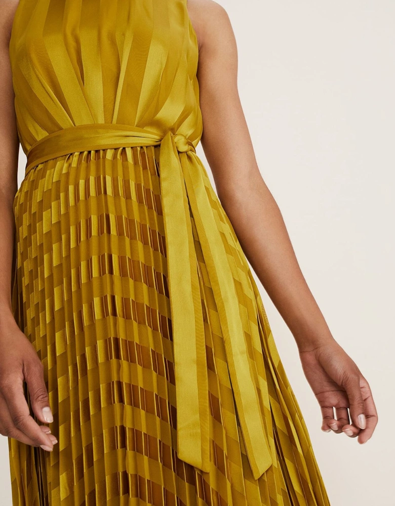 Beverley Jacquard Stripe Midaxi Dress