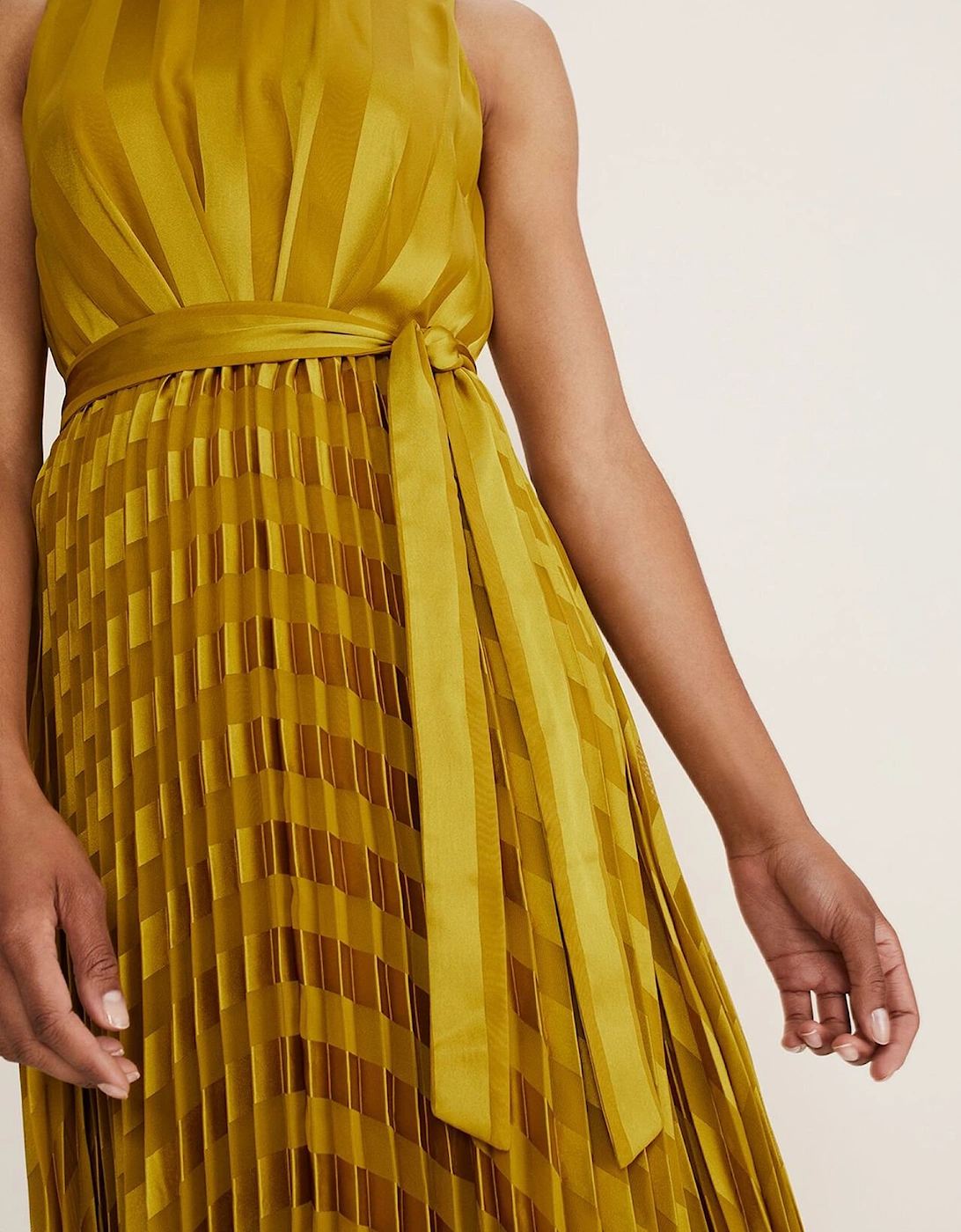 Beverley Jacquard Stripe Midaxi Dress