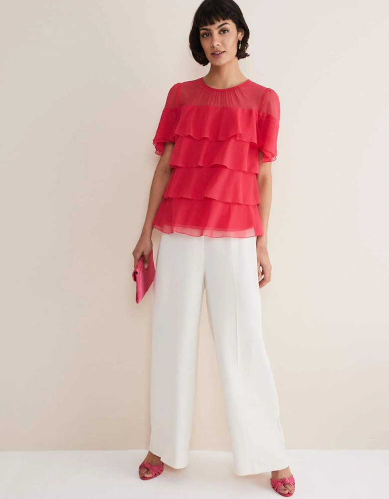 Stacey Ruffle Blouse