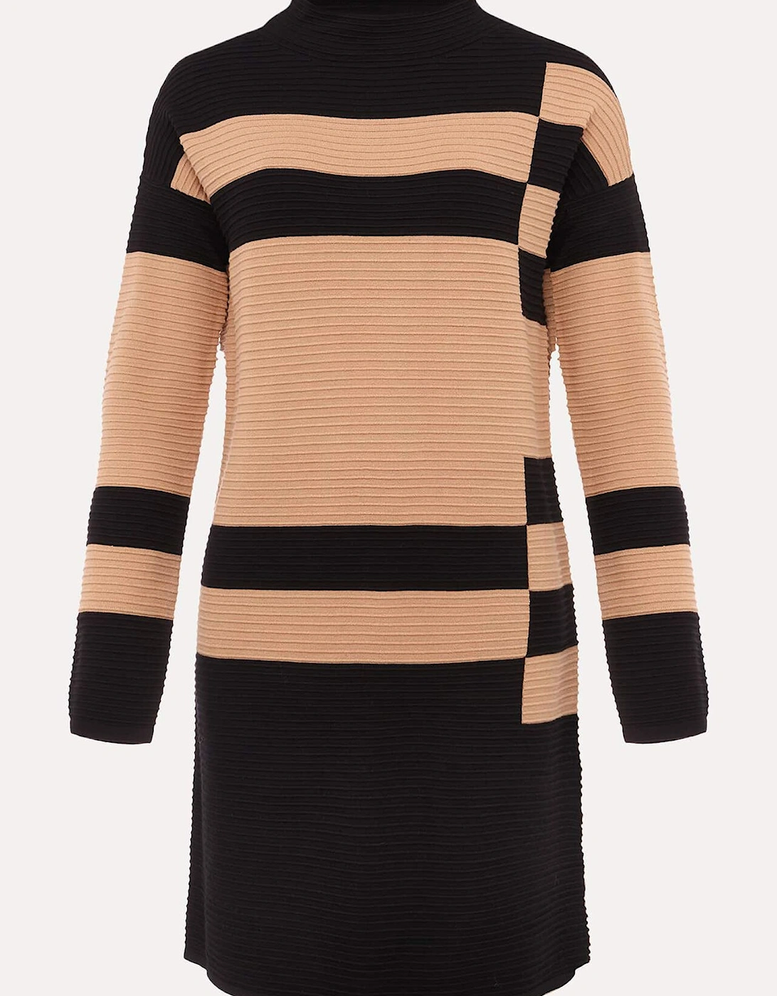 Azera Colourblock Textured Knit Dress