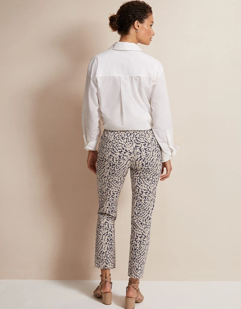 Carmella Printed Straight Leg Trousers