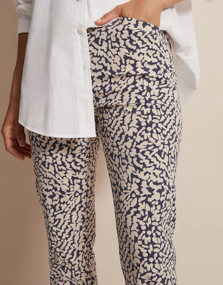 Carmella Printed Straight Leg Trousers