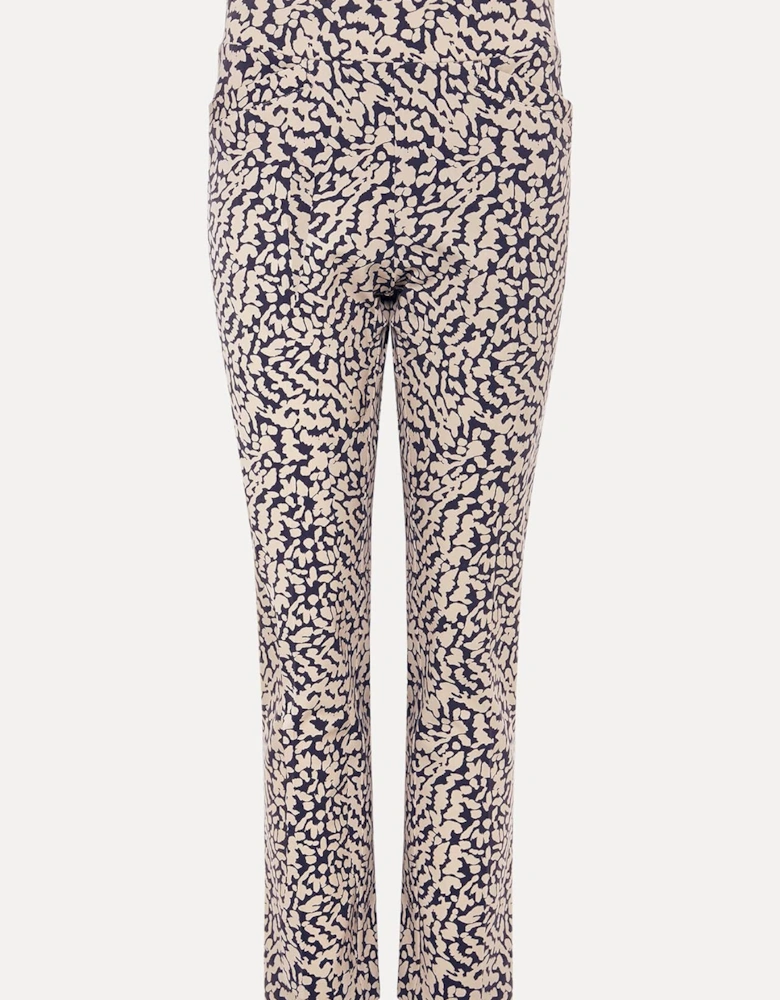 Carmella Printed Straight Leg Trousers