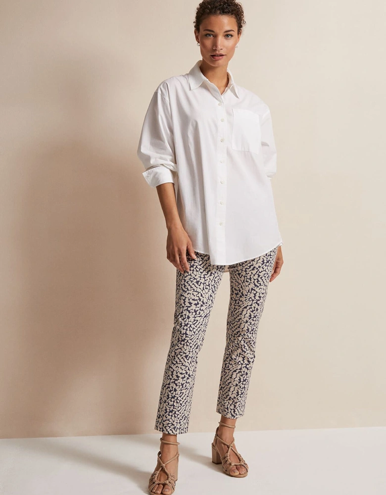 Carmella Printed Straight Leg Trousers