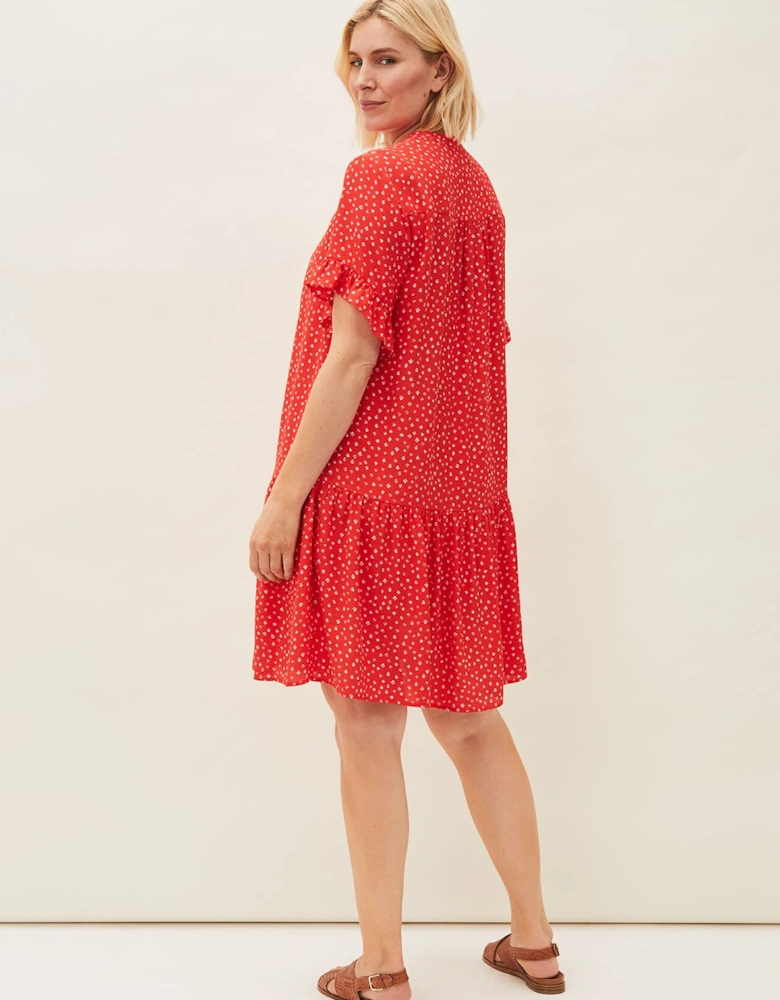 Cassia Print Swing Dress