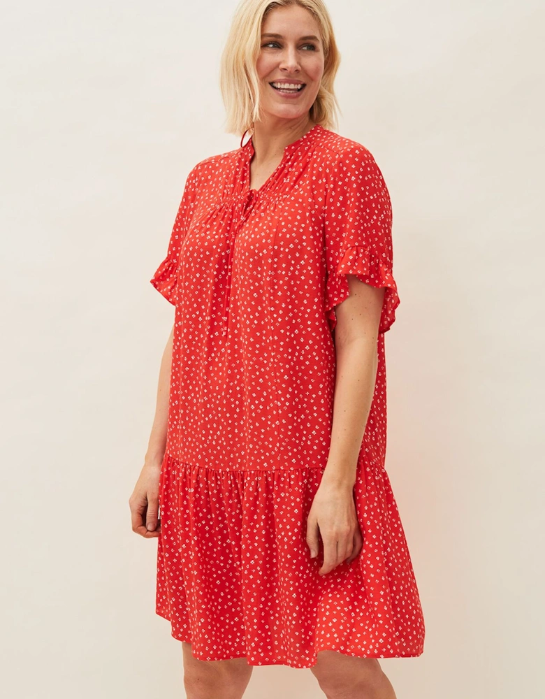 Cassia Print Swing Dress