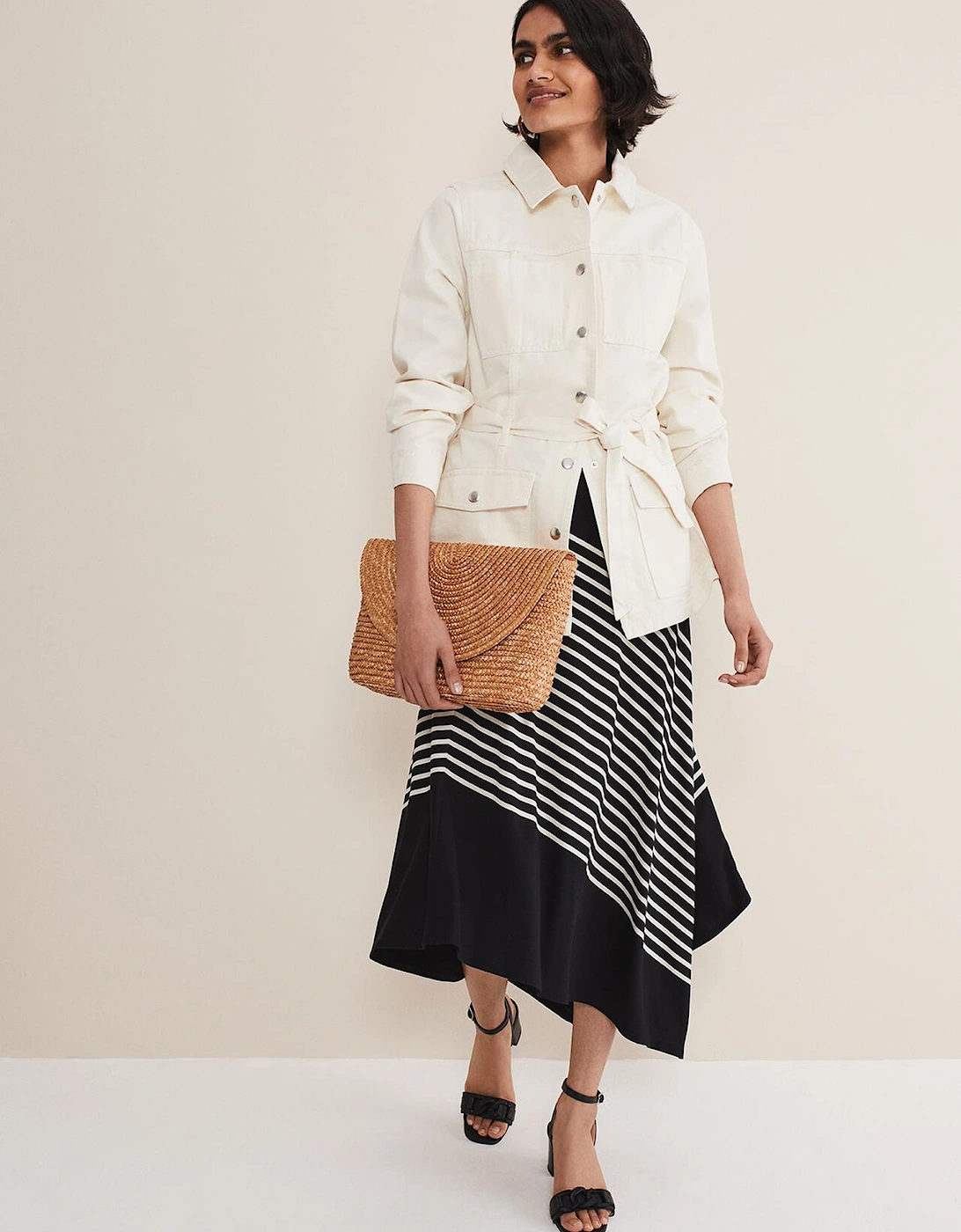 Veritty Stripe Skirt