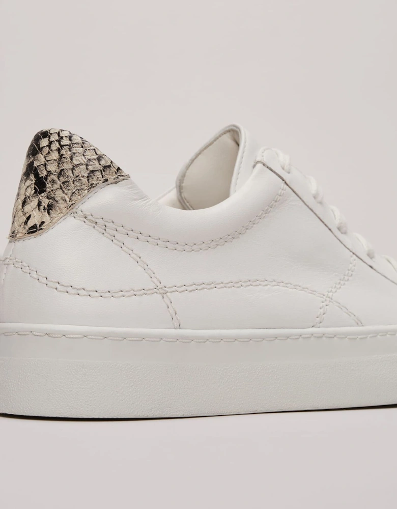 White Leather Trainers