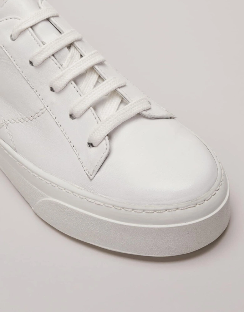 White Leather Trainers