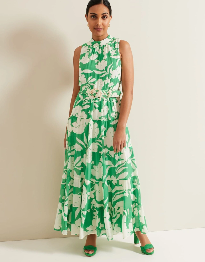 Petite Kara Print Maxi Dress