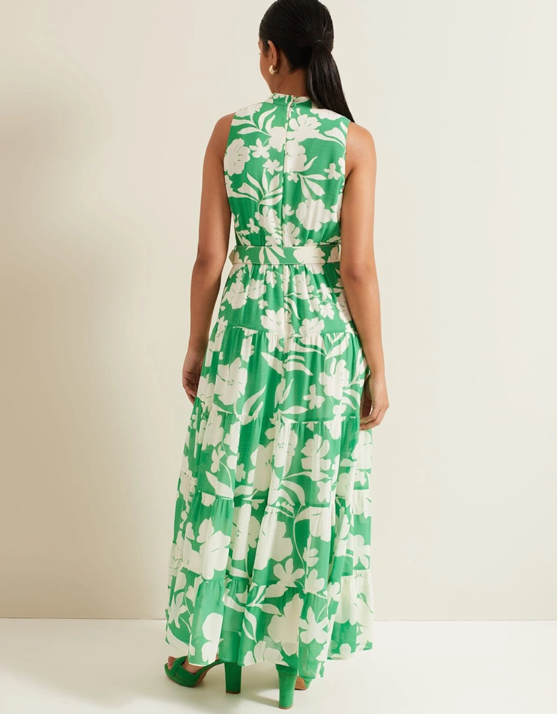 Petite Kara Print Maxi Dress