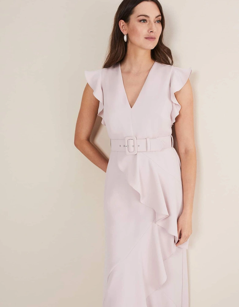 Phoebe Frill Maxi Dress